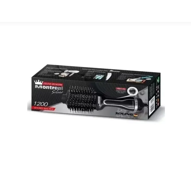 Escova Secadora Soling Montreal Silver 1200W