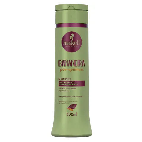 Shampoo Bananeira Pós-Química 300ml