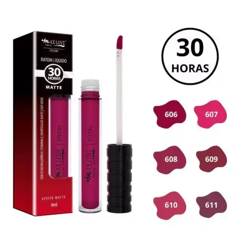 Batom Líquido Matte 30 Horas — linha tradicional