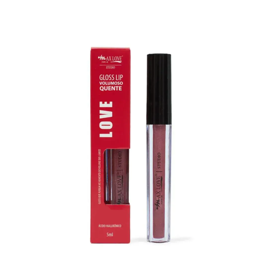 Gloss Lip Volumoso Quente Max Love — Cor 154