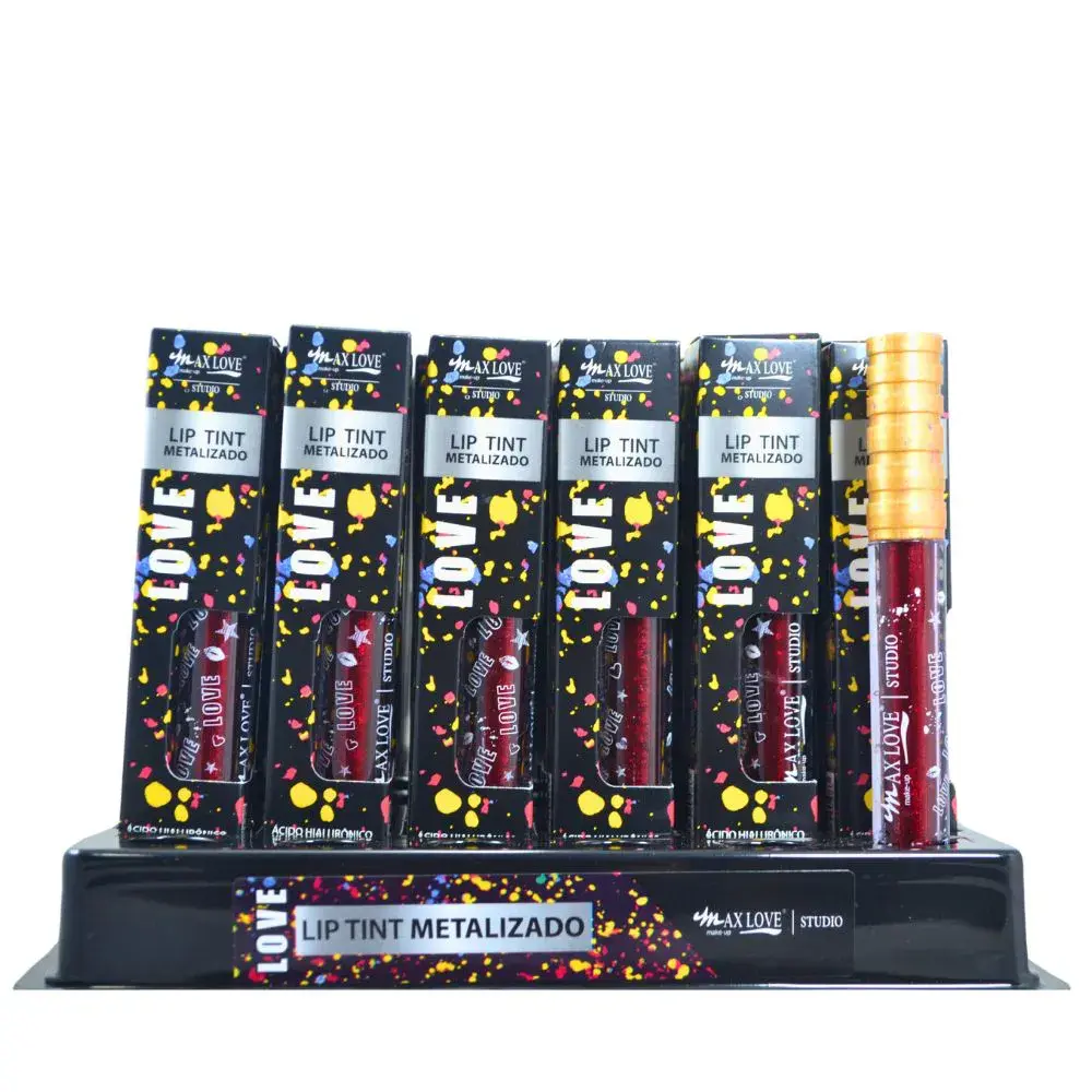 Lip Tint Metalizado — várias tonalidades