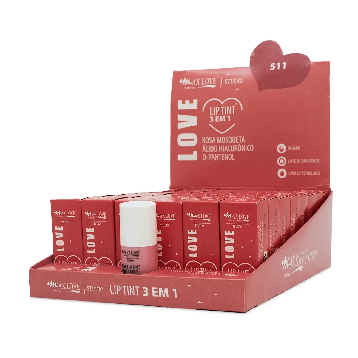 Love Lip Tint 3 em 1 — cores variadas