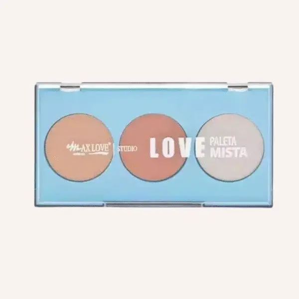Paleta Mista 3 em 1 — contorno, blush e iluminador