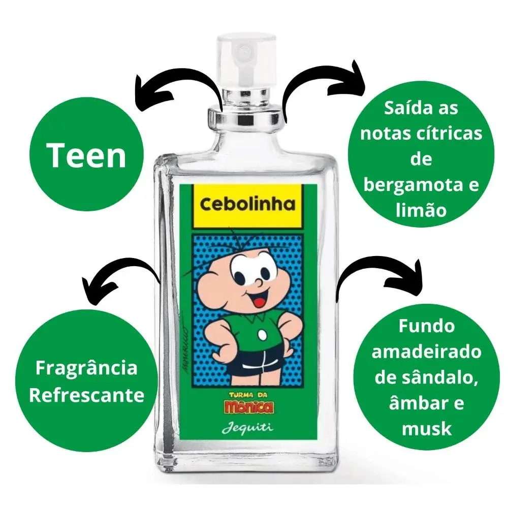 Jequiti Cebolinha Desodorante Colônia — 25ml