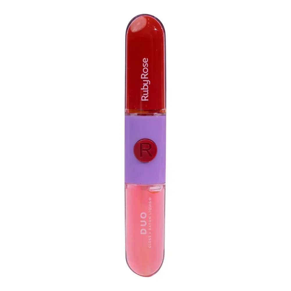 Batom e Gloss Líquido Duo LD01