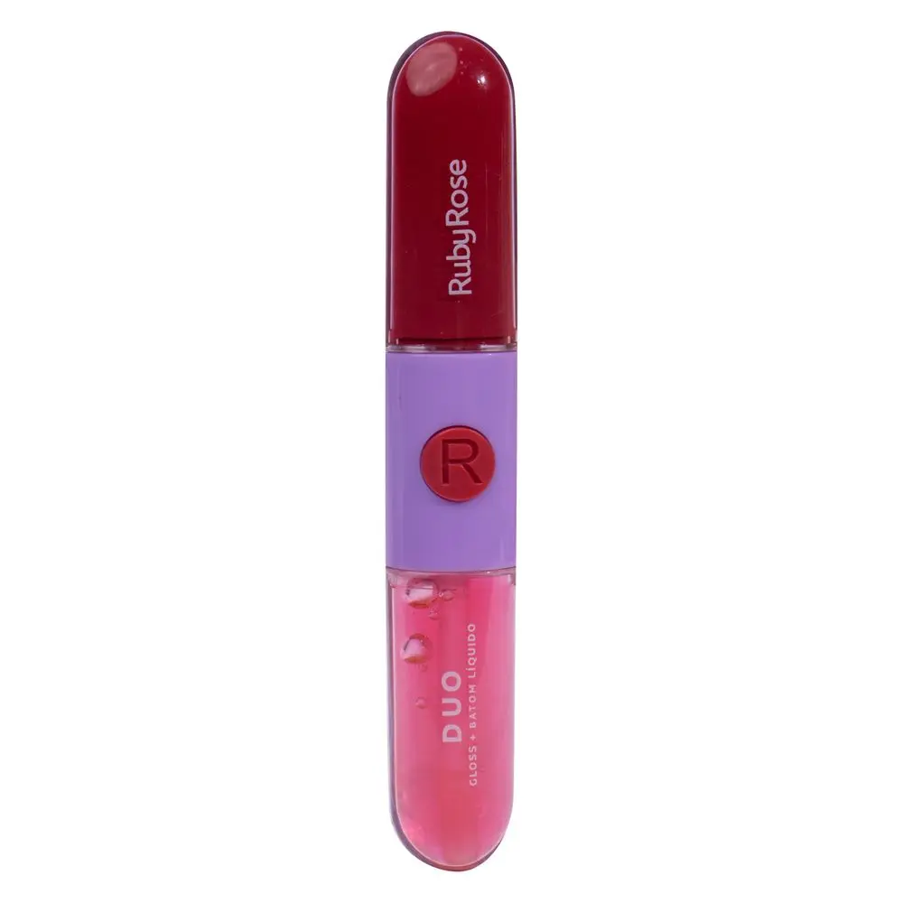 Batom e Gloss Líquido Duo LD09