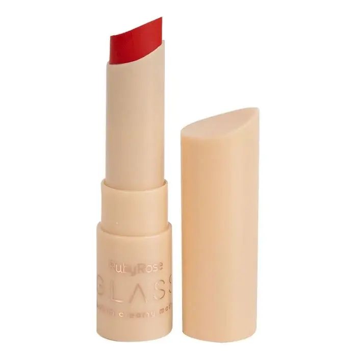 Batom Ruby Rose Glass Creamy Matte — Cores Variadas
