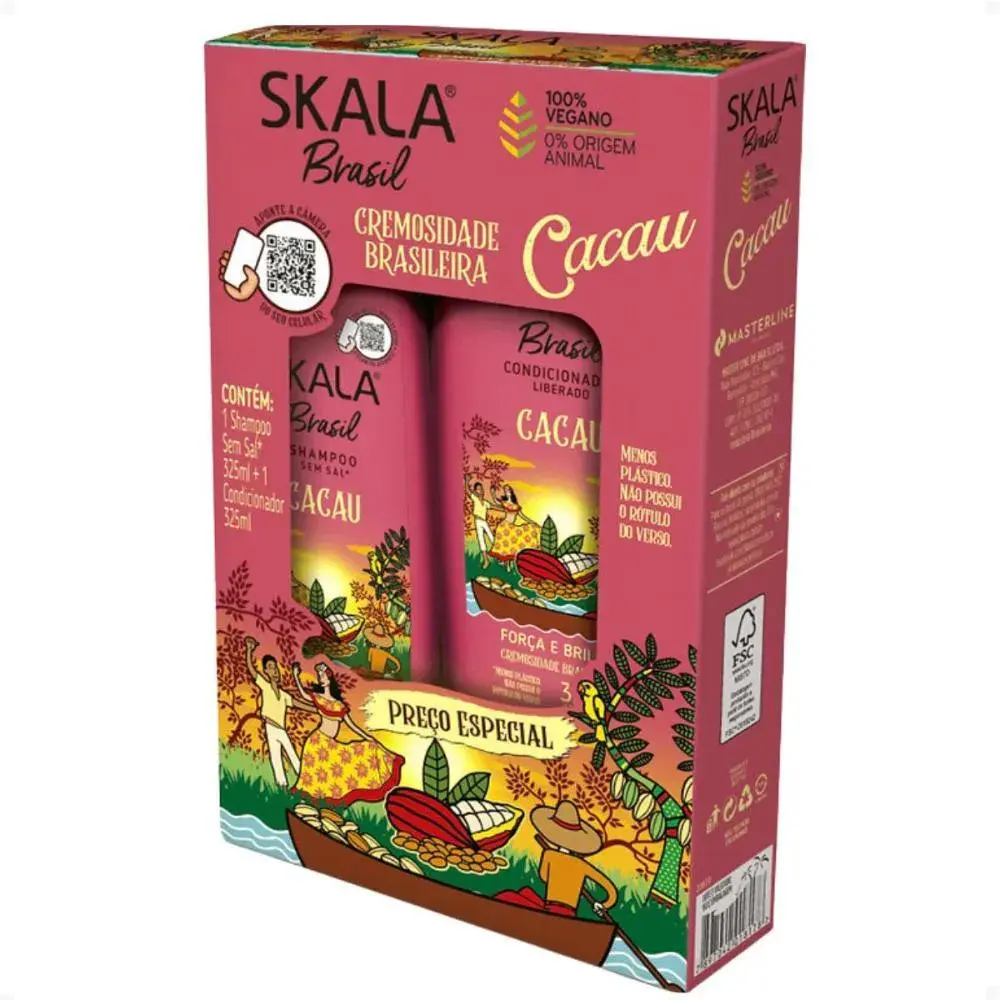 Kit Skala Brasil Cacau — 2×325ml