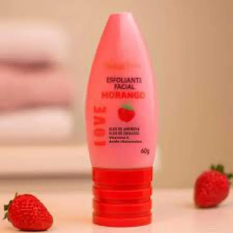 Esfoliante Facial de Morango — 60g