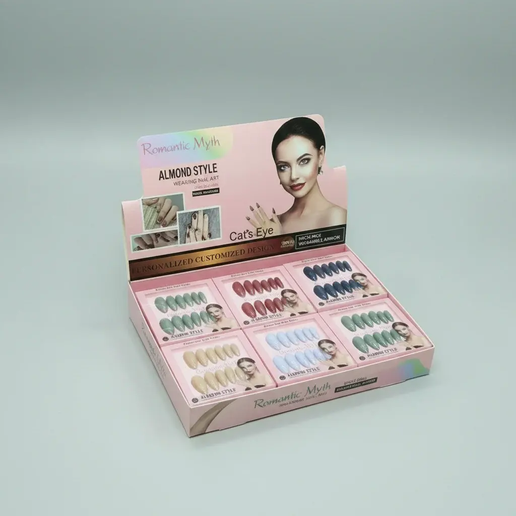 Romantic Myth Press-On Gel Nails — modelos variados