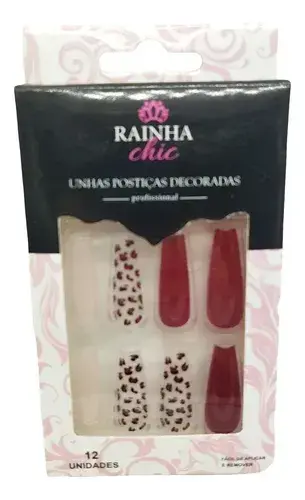 Rainha Chic Bailarina Oncinha Vermelha — 12 unidades