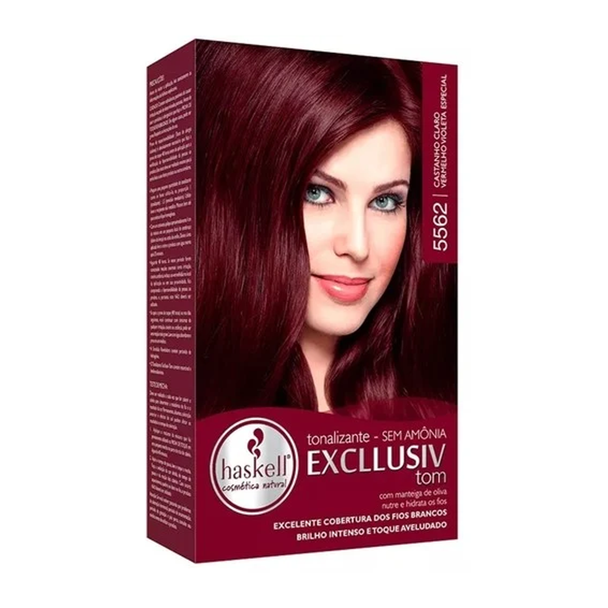 Haskell Excllusiv Tom 5562 — Castanho Claro Vermelho Violeta Especial