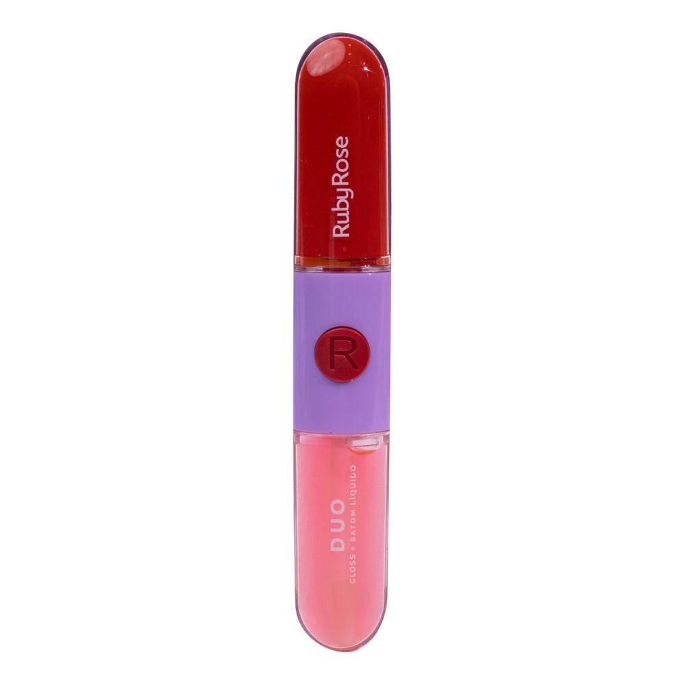 Batom e Gloss Líquido Duo LD02
